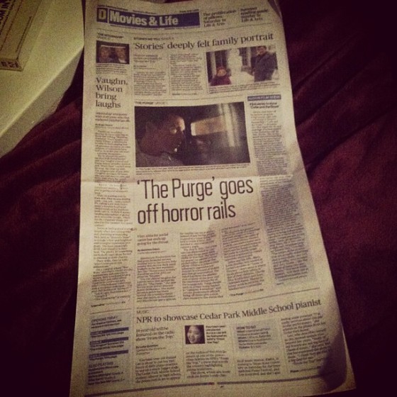 Photo of the print version of the article from June 7.